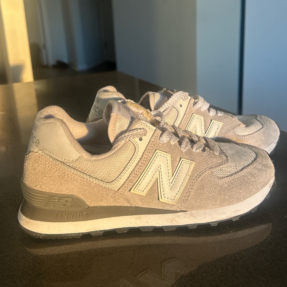 New Balance Light Tan Sneakers
